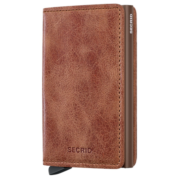 Secrid Slimwallet Vintage Cognac & Silver