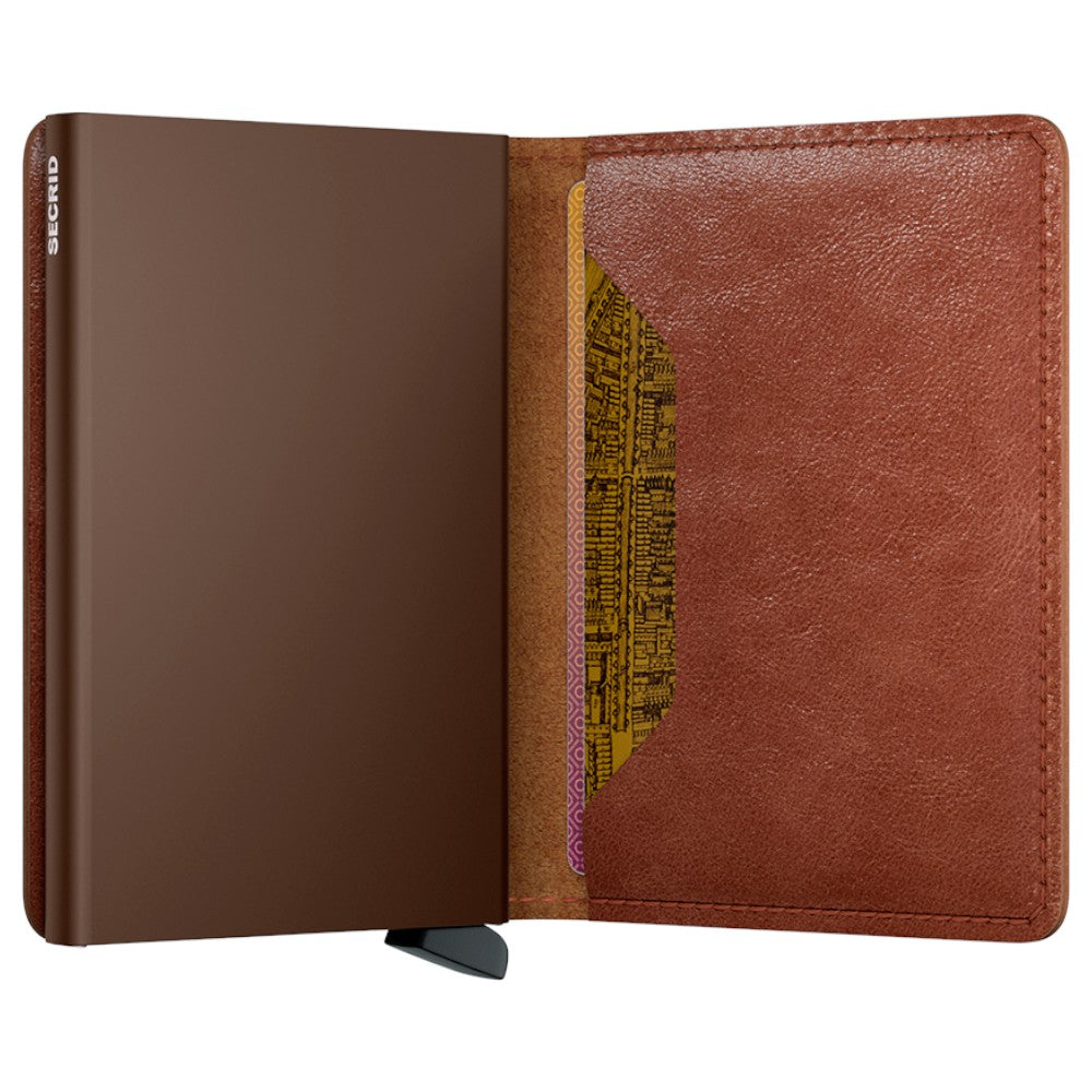 Secrid Slimwallet Vintage Cognac & Silver