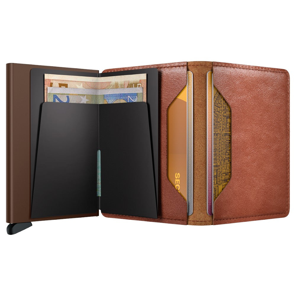 Secrid Slimwallet Vintage Cognac & Silver