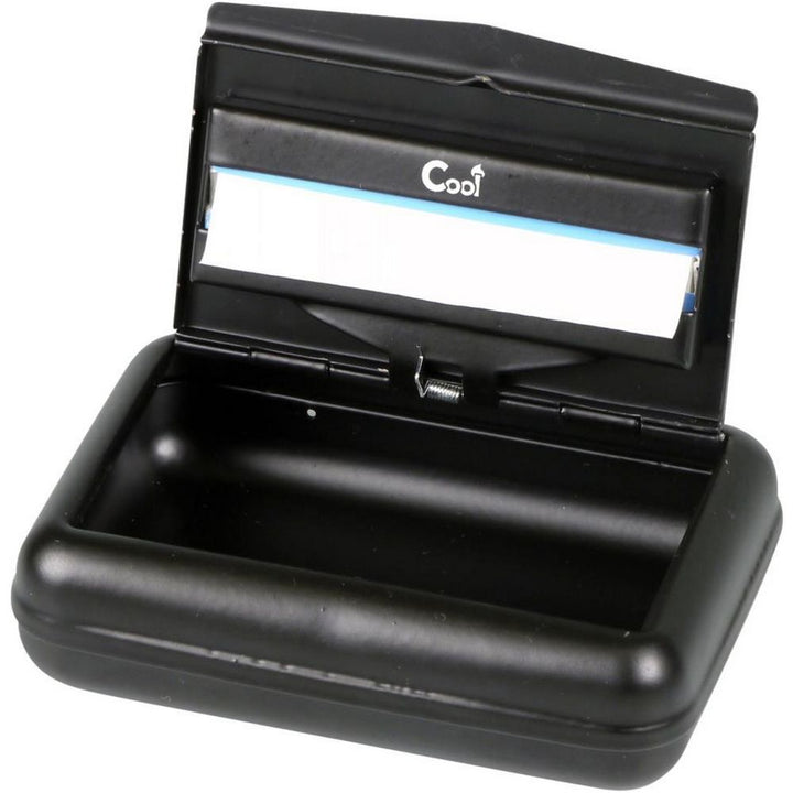 Cool Tobacco Box Matt Black - For Pipes and Hand Rolls