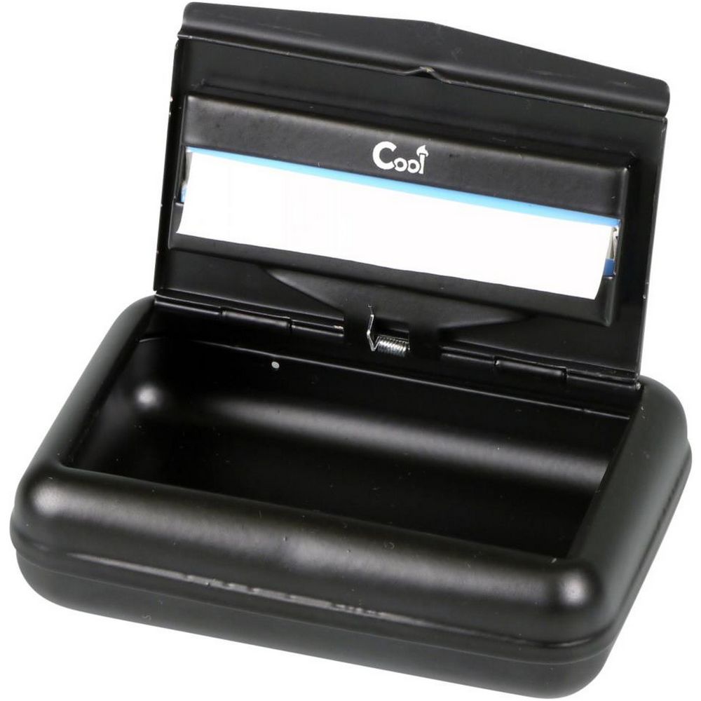 Cool Tobacco Box Matt Black - For Pipes and Hand Rolls
