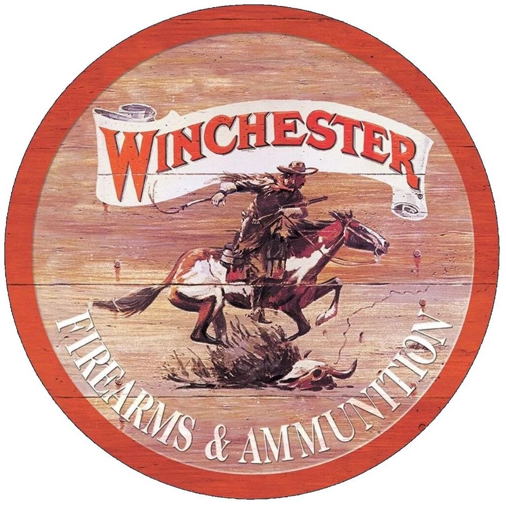 Retroworld US Winchester Express Metal sign - Ø 30 cm 