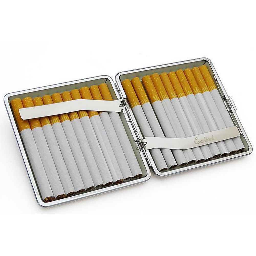 Excellent Cigarette Case - 20 King Size - Wild Cat