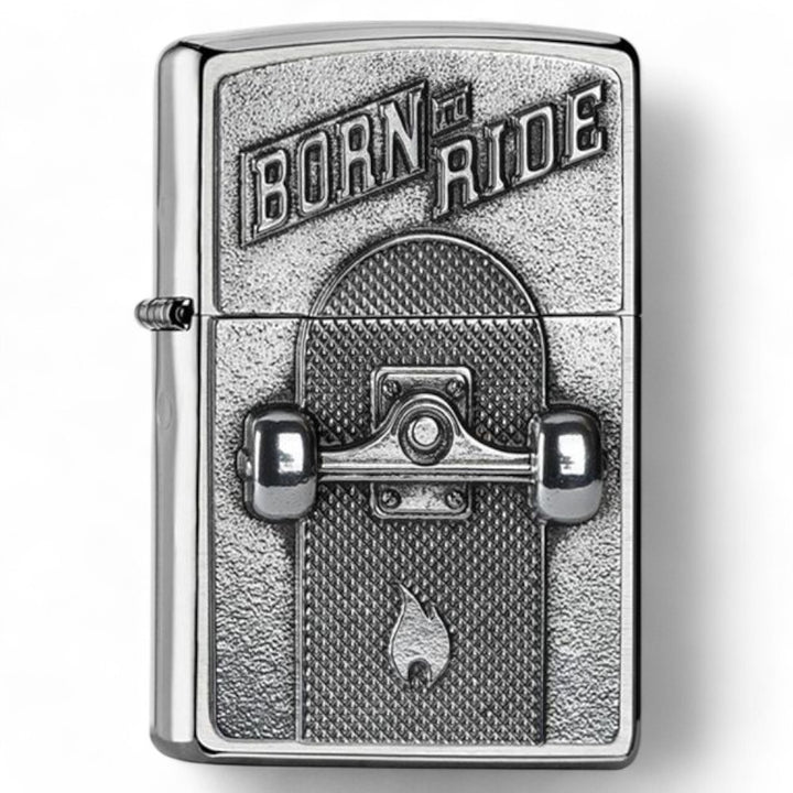 Original Zippo Lighter - Skateboard Design