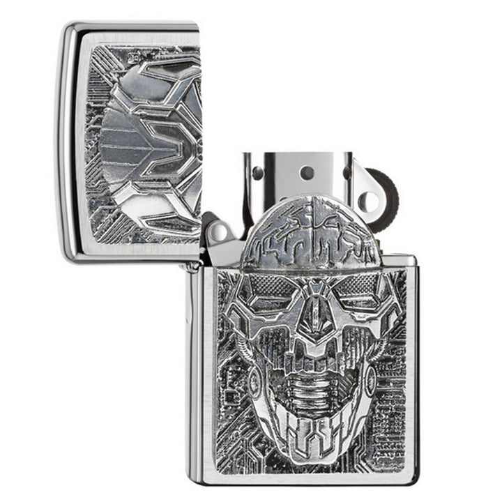 Original Zippo Lighter Technic Skull Trick