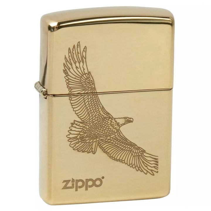 ZIPPO Lighter 60001332 Eagle Brass - Zippo Lighter fra Zippo hos The Prince Webshop