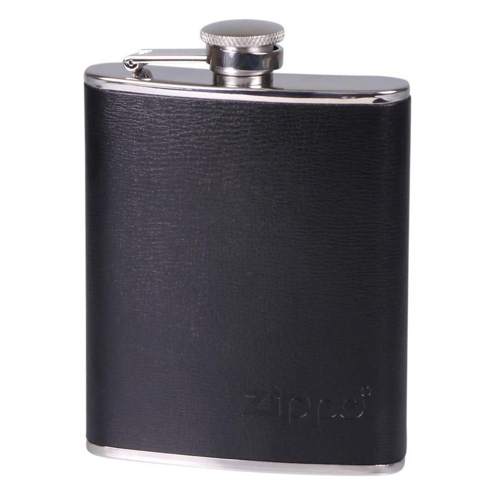 Zippo 17 cl Pocket Square Black Leather