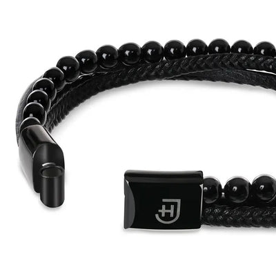 James Hawk Stack Bracelet - Black - Smykke fra James Hawk hos The Prince Webshop