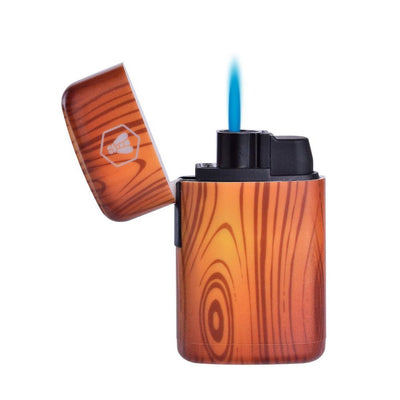 Laguiole Wood Look Blue Jet Lighter - Lighter fra Laguiole hos The Prince Webshop