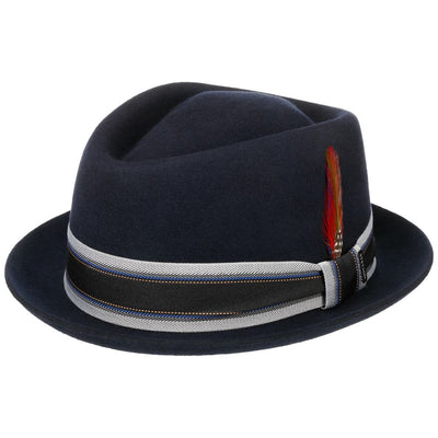 Stetson Diamond Woolfelt - Navy Uldfilt Hat - Hat fra Stetson hos The Prince Webshop