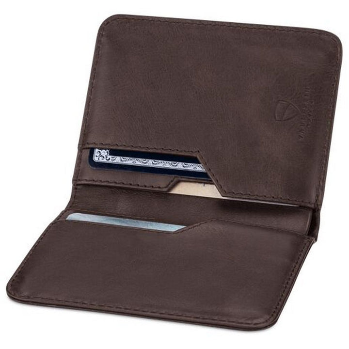 Vaultskin - CITY Card Wallet with RFID Blocking - Brun - Kortholder fra Vaultskin London hos The Prince Webshop