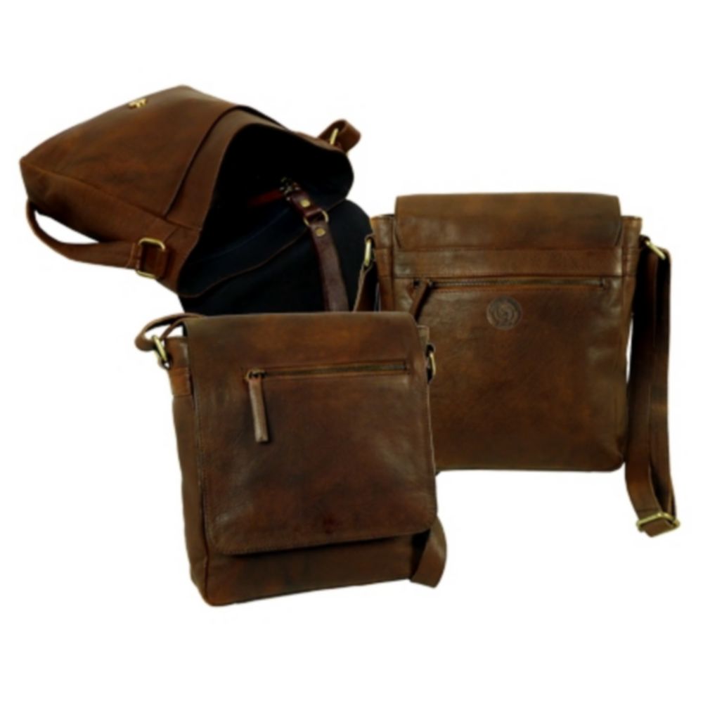 Landleder Cambridge Shoulder Bag - Sort eller Brun - Taske fra Landleder hos The Prince Webshop