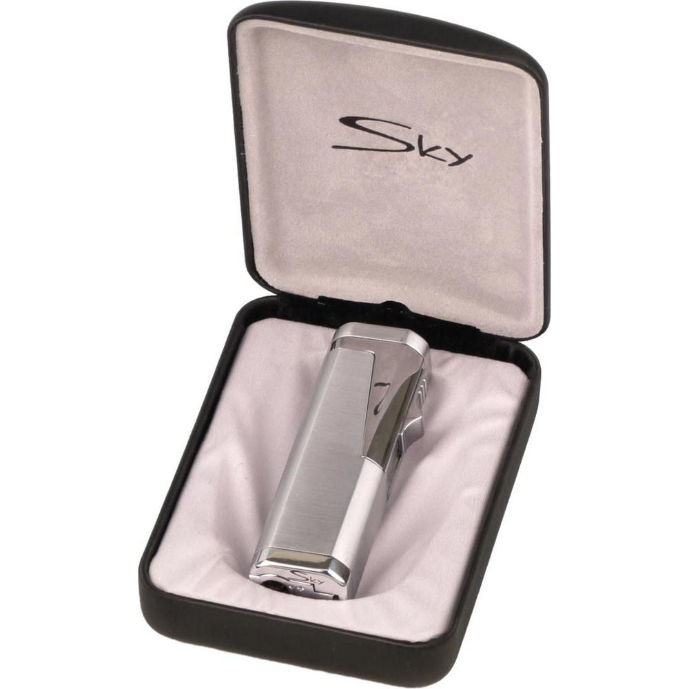 SKY 3-flamme Jet Cigar Lighter med Puncher - Lighter fra SKY hos The Prince Webshop