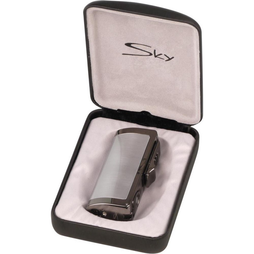 SKY 3-flame Jet Cigar Lighter med Puncher - Lighter fra SKY hos The Prince Webshop