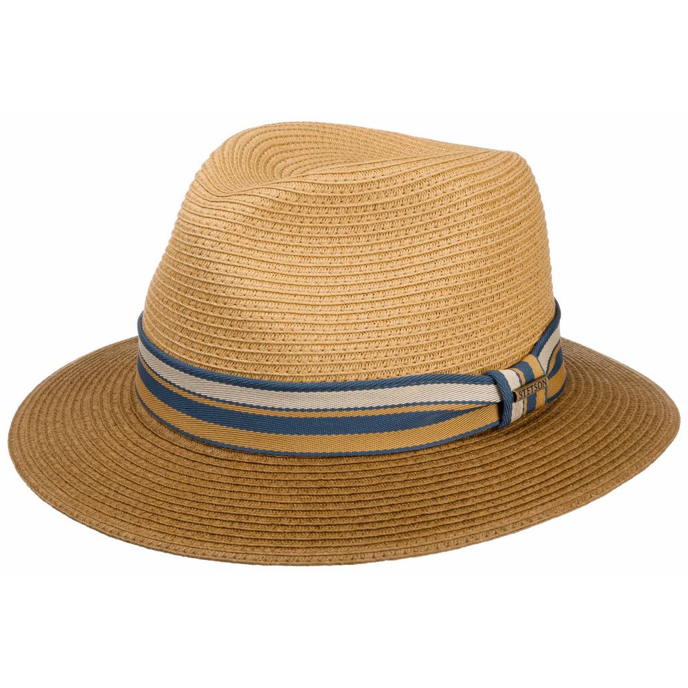 Stetson Traveller Toyo Strå Sommerhat - Natur/Biscotto - XXL (63 cm) - Hat fra Stetson hos The Prince Webshop