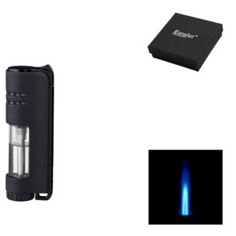 Eurojet Feuerzeug Turbo Jet Cigaret Lighter - Sort - Lighter fra Eurojet hos The Prince Webshop