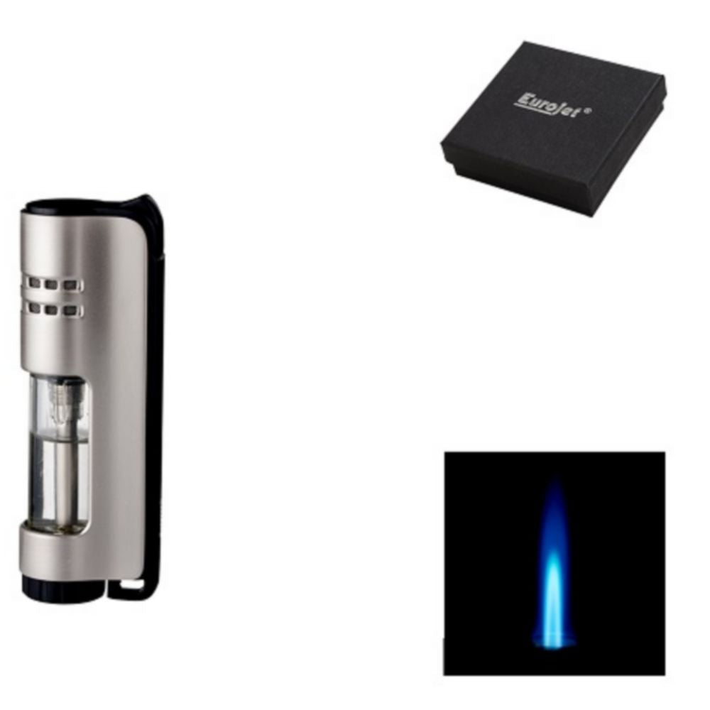 Eurojet Feuerzeug Turbo Jet Cigaret Lighter - Chrom - Lighter fra Eurojet hos The Prince Webshop