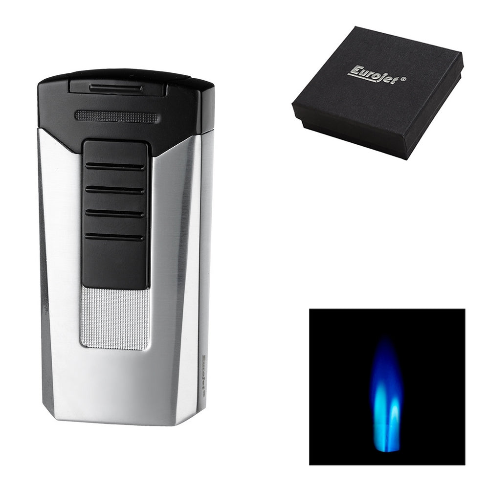 Eurojet 2XJet Race Turbo Cigaret Lighter - Satin - Lighter fra Eurojet hos The Prince Webshop