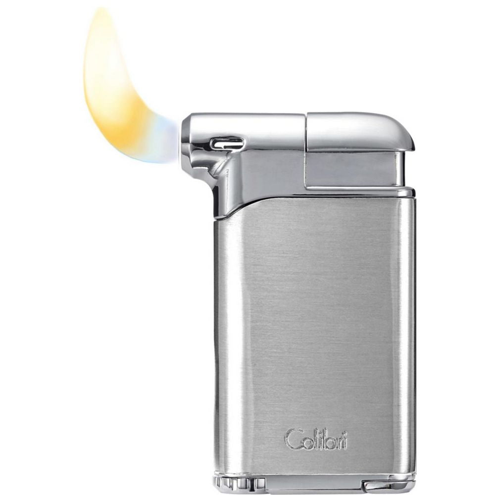 COLIBRI piezo pibe lighter "Pacific II" chrome - Lighter fra Colibri hos The Prince Webshop