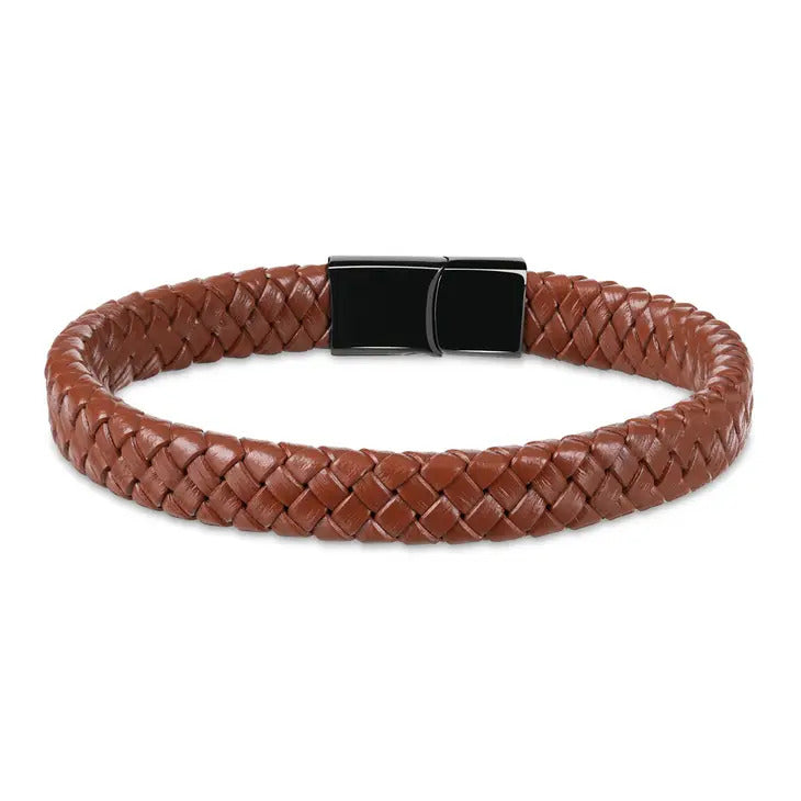 James Hawk Leather Bracelet - Camel - Smykke fra James Hawk hos The Prince Webshop