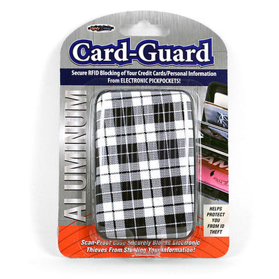 Aluminium Card-Guard Kortholder - Tartan - Kortholder fra Card Guard hos The Prince Webshop