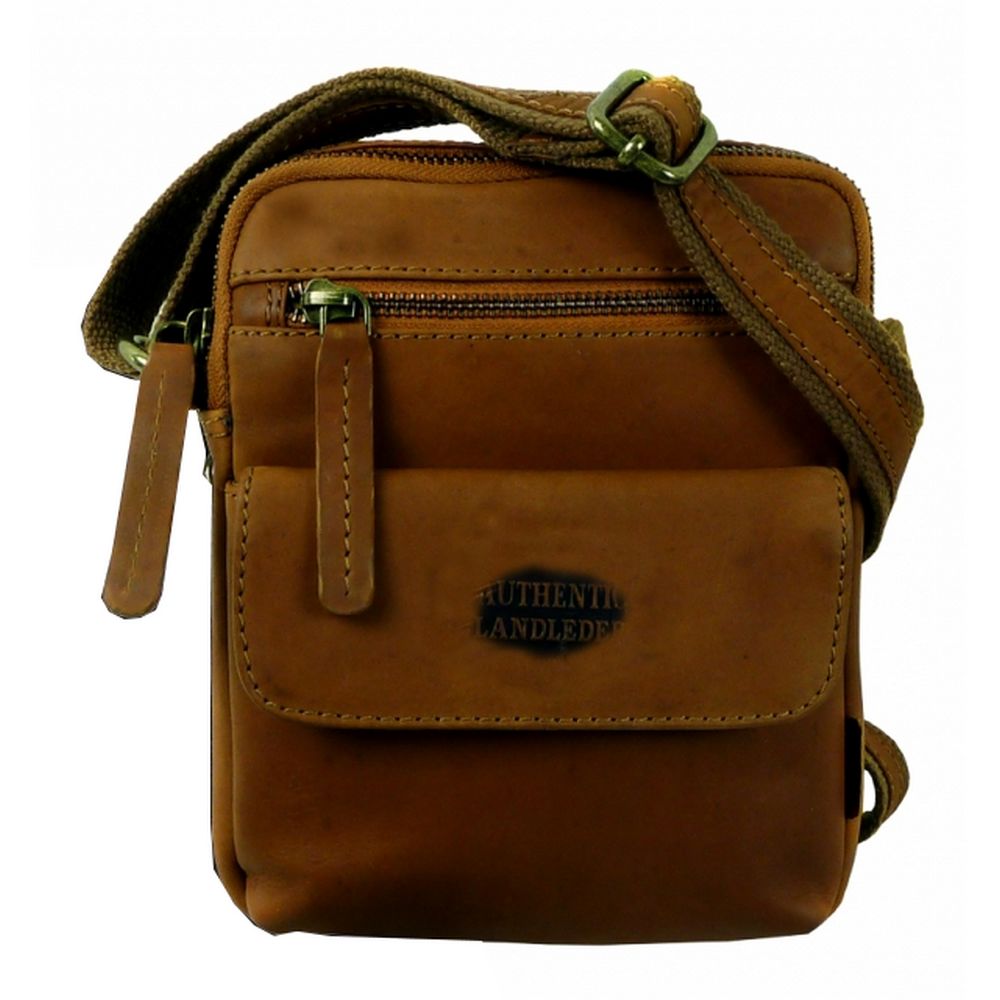 Landleder Pinch of Wax Casual Cross Bag - Natur - Taske fra Landleder hos The Prince Webshop