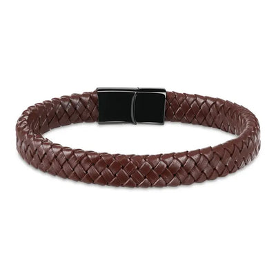 James Hawk Leather Bracelet - Brown - Smykke fra James Hawk hos The Prince Webshop