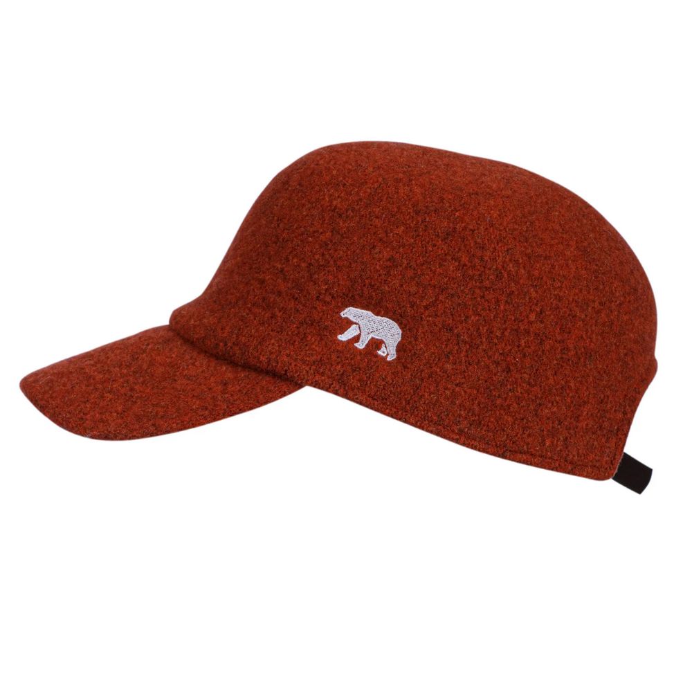 Norlender Woolen Baseball Cap - Rød - Baseball Cap fra Norlender Knitwear AS hos The Prince Webshop