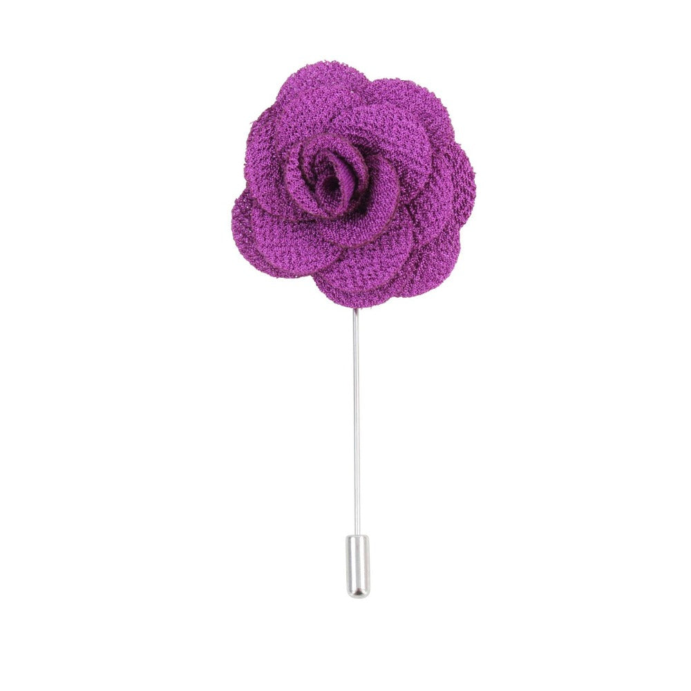 David Aster - Purple Flower Lapel Pin