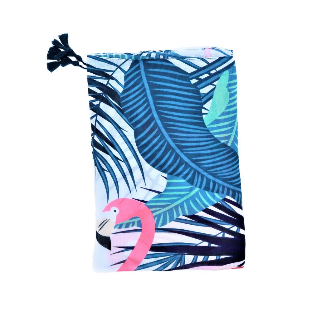 Scarf Designers - Fun Flamingo Scarf - Halstørklæde fra Scarf Designers Berlin hos The Prince Webshop