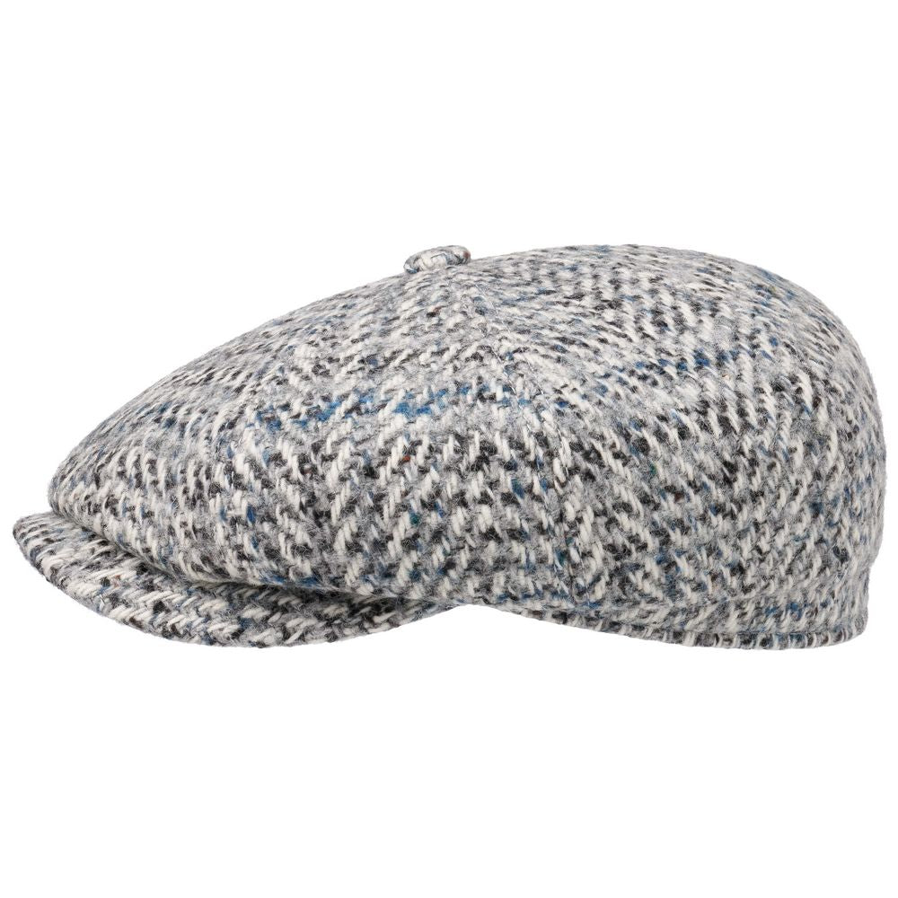 Stetson Hatteras Maximus Virgin Wool Sixpence Flat Cap - S (55 cm) - Flat Cap fra Stetson hos The Prince Webshop