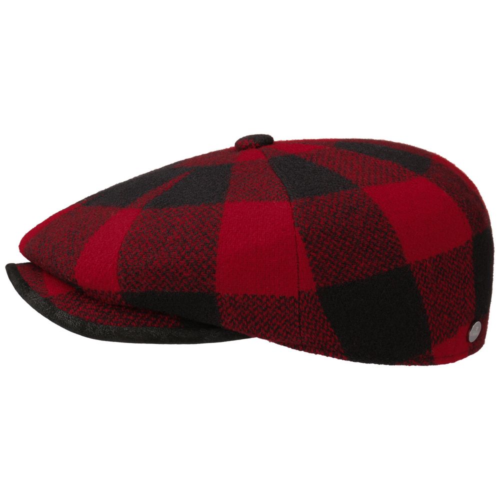 8-panel Cap Woolrich Check by Lierys - Flat Cap fra Lierys hos The Prince Webshop