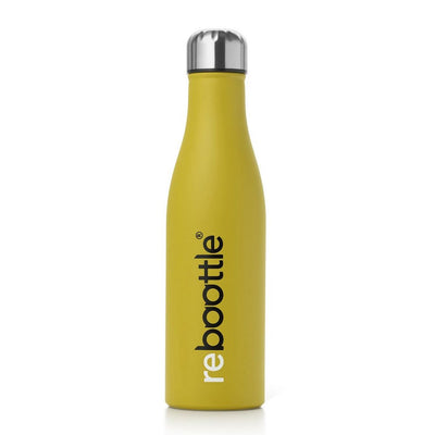 Rebootle Gul Thermo Flaske - 500 ml - Flasks fra REBOOTLE hos The Prince Webshop