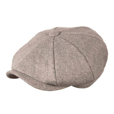 Carlyle Felt Newsboy: Silver Grey -  fra Heritage Traditions hos The Prince Webshop