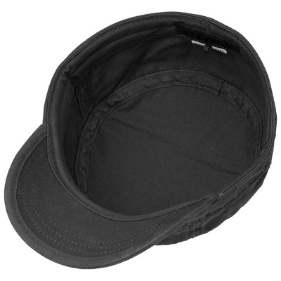 Sort Stetson Army Cap i 100% Bomuld - Army Cap fra Stetson hos The Prince Webshop