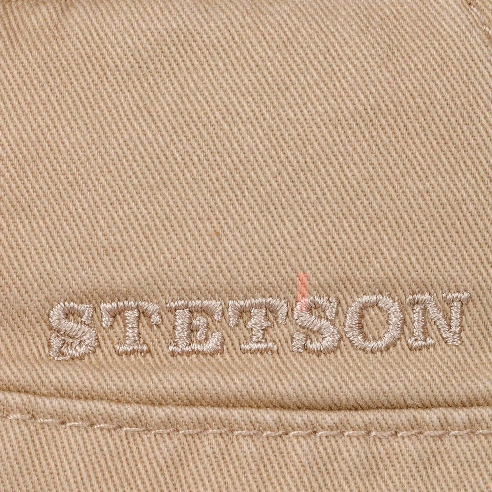 Sandfarvet Stetson Army Cap i 100% Bomuld - Army Cap fra Stetson hos The Prince Webshop