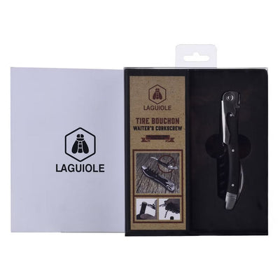 Laguiole Black Edition Tjener Proptrækker - Proptrækker fra Laguiole hos The Prince Webshop