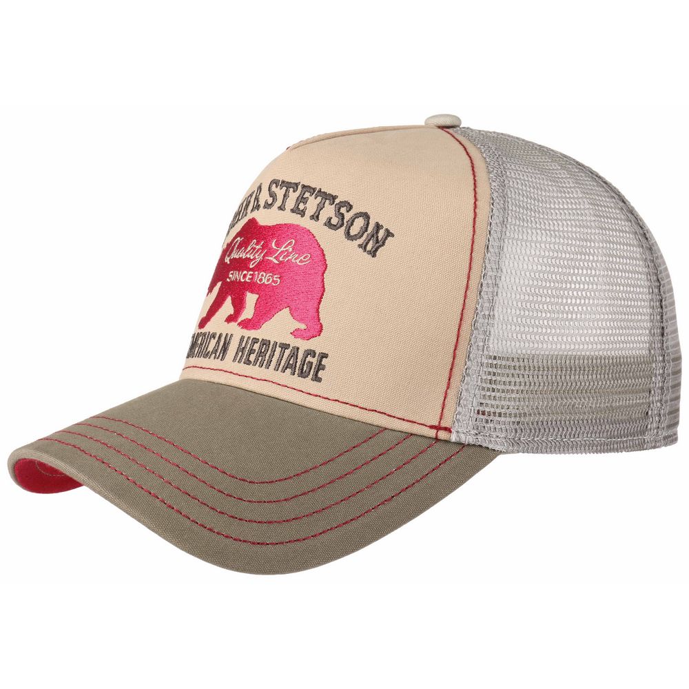 Stetson Vintage Bear American Heritage Trucker Cap - Baseball Cap fra Stetson hos The Prince Webshop