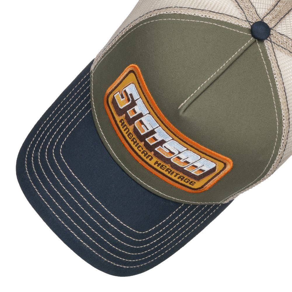 Stetson Trucker Cap Logo Chrome Look - Baseball Cap fra Stetson hos The Prince Webshop