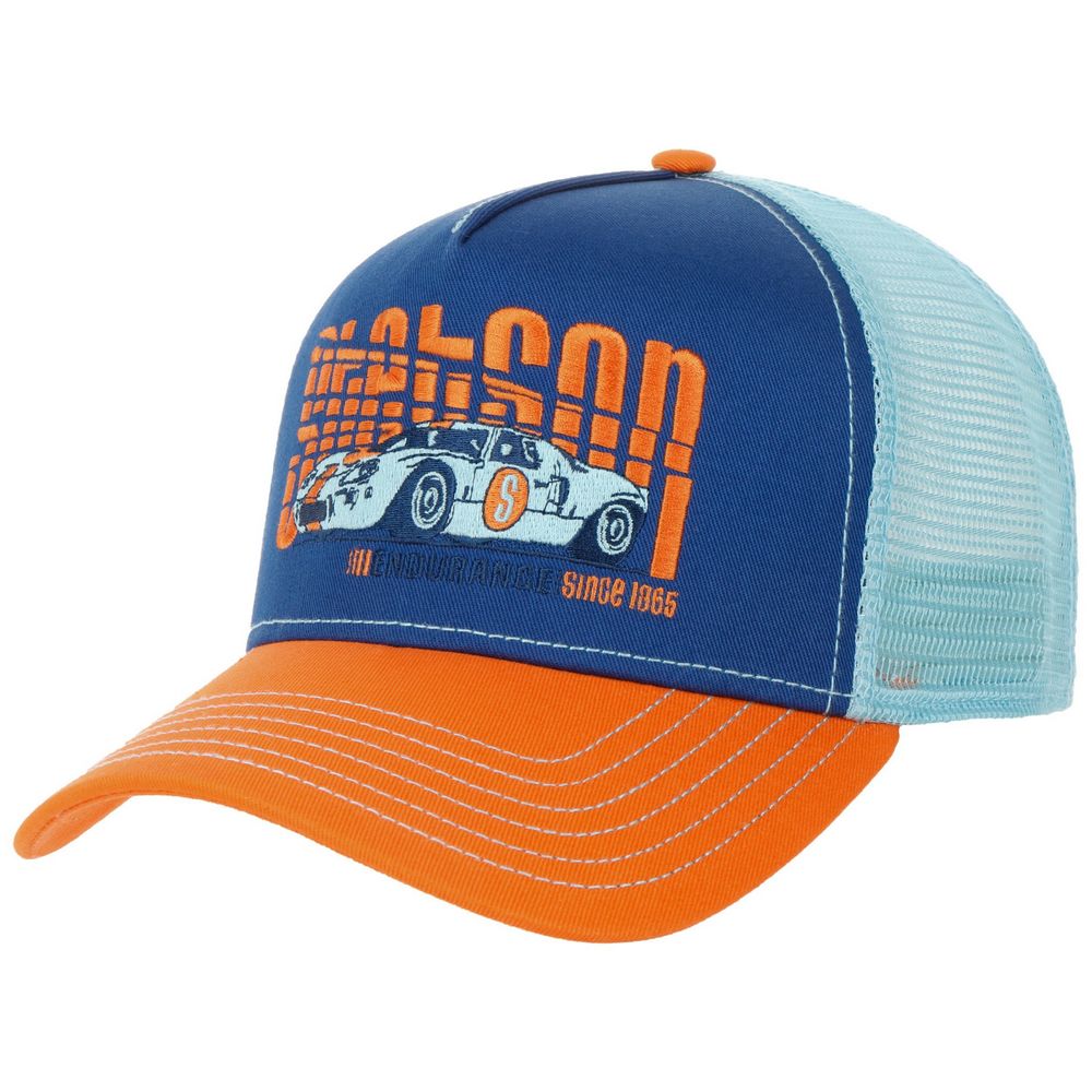 Stetson Trucker Cap Endurance Racing - Orange - Baseball Cap fra Stetson hos The Prince Webshop