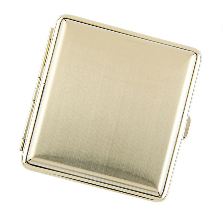 Angelo Cigarette Case - 20 King Size - Gold Rubber