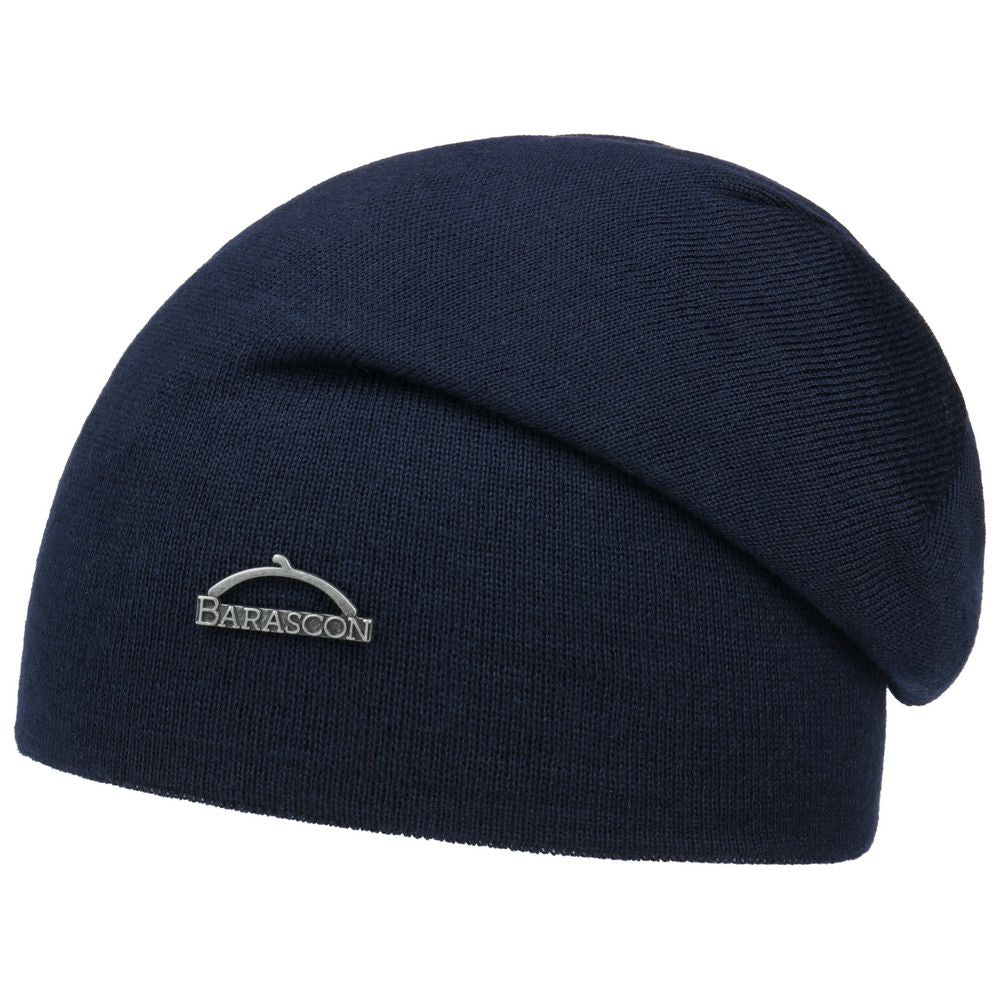 Barascon Woolmix Lightweight Beanie - Navy eller Army - Hue fra Barascon hos The Prince Webshop