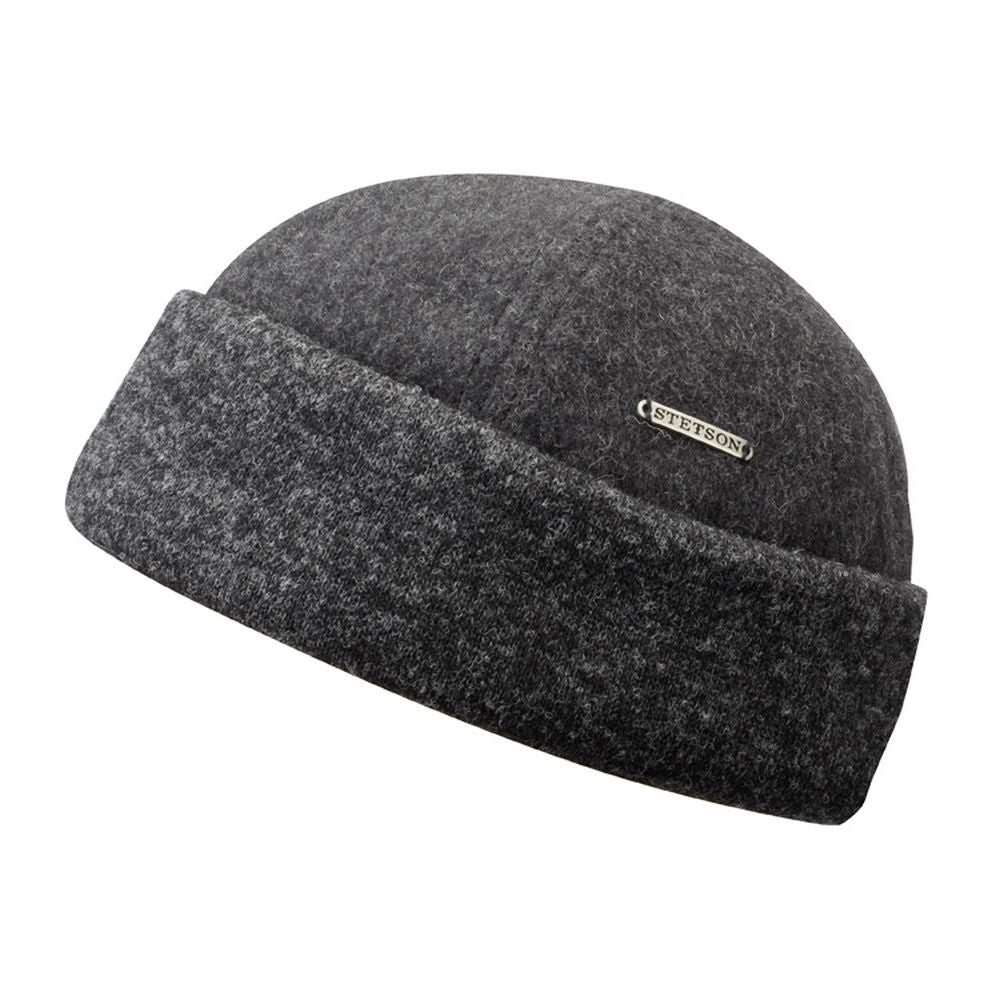 Stetson Docker Wool Cashmere - Grå - Docker Cap fra Stetson hos The Prince Webshop