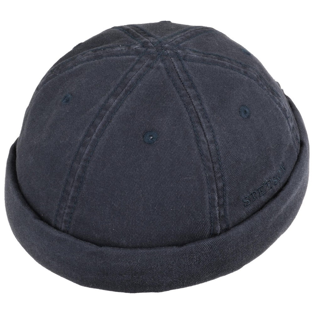 Stetson Docker Cotton - Navy Bomulds Cap - Docker Cap fra Stetson hos The Prince Webshop