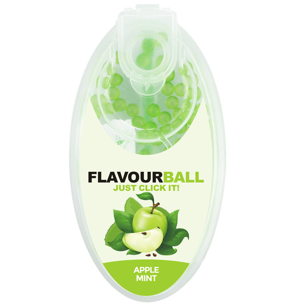 100 stk Cool Apple Mint Flavour Balls i Pod - Aroma Kugler fra FLAVOUR BALLS hos The Prince Webshop