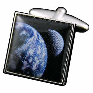 Manchetknapper Sky - Earth & Moon - Manchetknapper fra Ceels hos The Prince Webshop