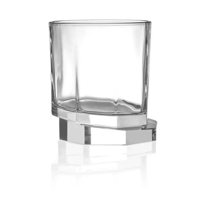 JoyJolt - Aqua Vitae Octagon Whiskey Glas - Sæt af 2 - Whiskey Glas fra JoyJolt USA hos The Prince Webshop
