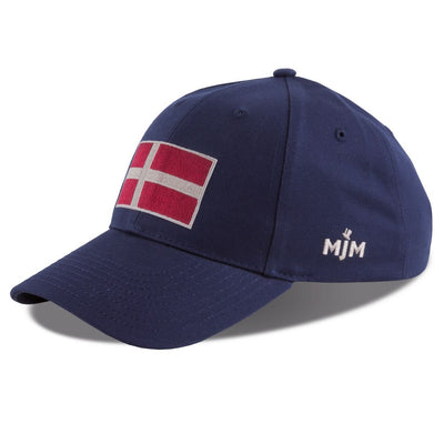 MJM DK Dannebrog Baseball Cap - Navy
