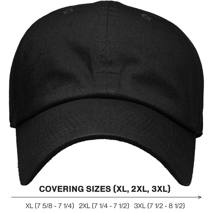 BIGNTALL Classic Black XL-XXXL CAP - Baseball Cap fra Ethos hos The Prince Webshop