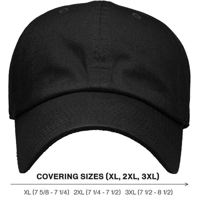 BIGNTALL Classic Black XL-XXXL CAP - Baseball Cap fra Ethos hos The Prince Webshop